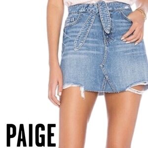 ❤️PAIGE Alethea Mini Jean Skirt